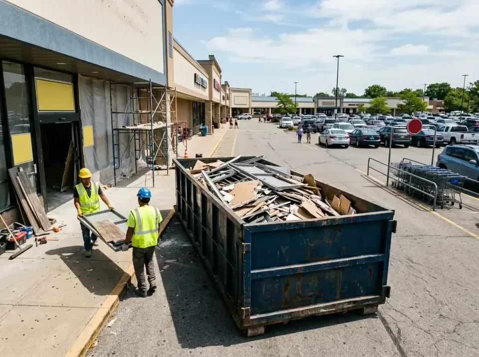 retail-store-renovation-debris-003 — frequently asked questions, Roll-off Dumpster Rentals in Pleasant Grove, AL